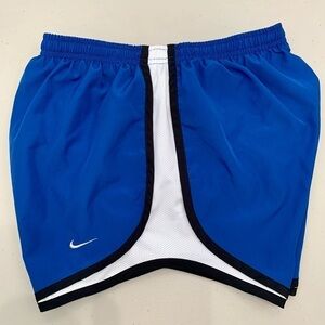 Nike Shorts Adult Size Small Blue Running Contrast Pull On Women